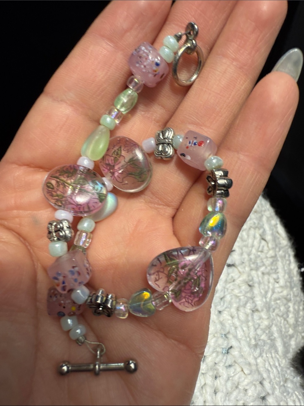 Assorted Multicolor Beaded Anklets - Picture 3 of 16